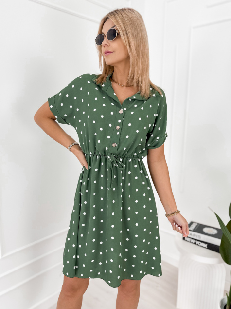 KLEID VALERIA KHAKI