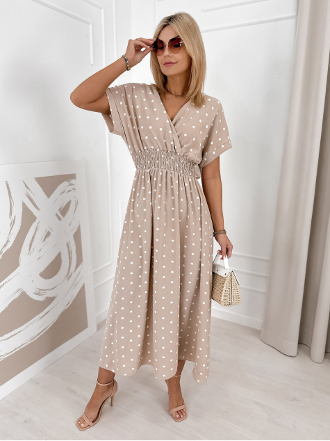 ROBE ALEJANDRO BEIGE