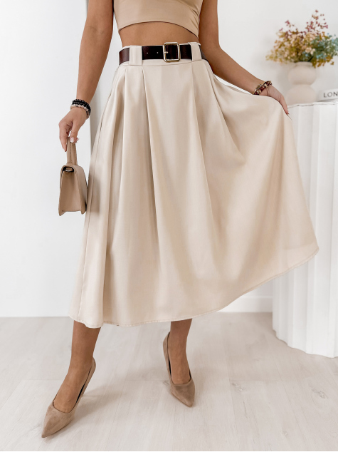 JUPE ELVIRA BEIGE