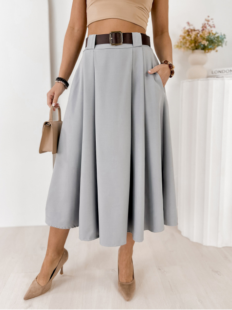 JUPE ELVIRA GRIS