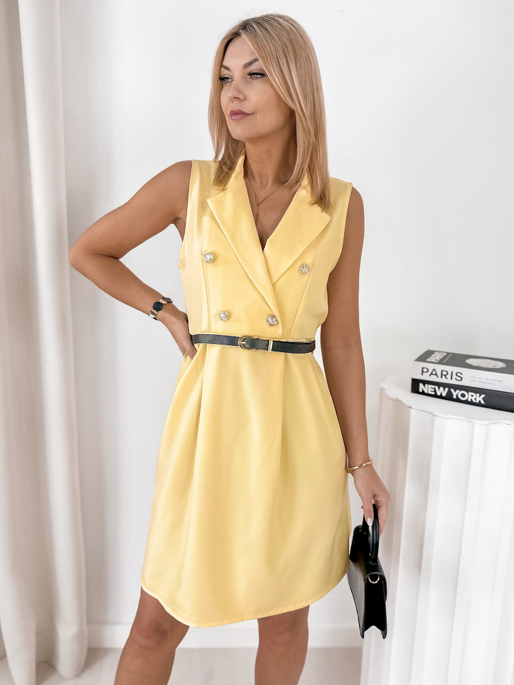 SUKNELĖ OTILIA GELTONA
