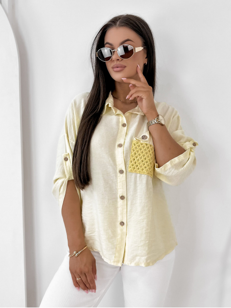 CHEMISE TOMASSO JAUNE