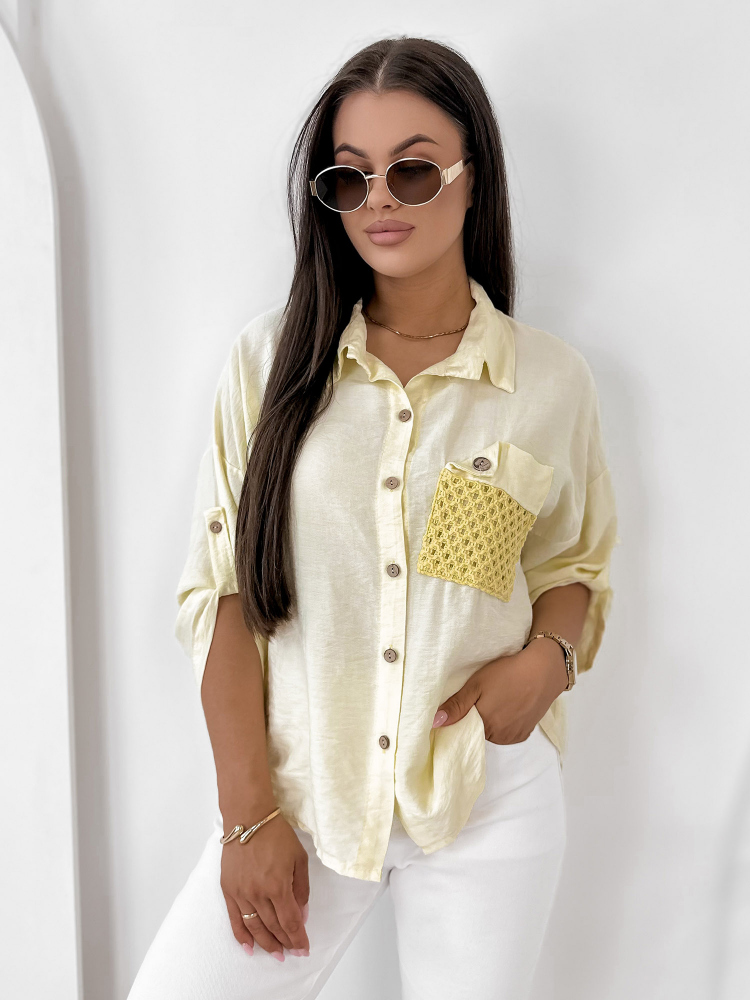 CHEMISE TOMASSO JAUNE
