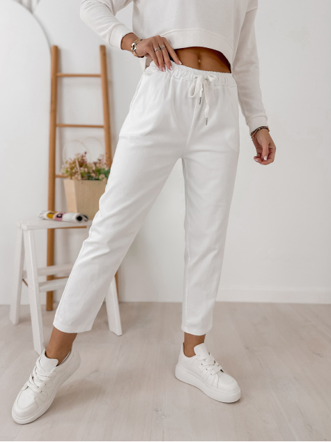 PANTALONI ARMANE ALB