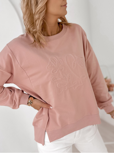 SWEATSHIRT TANCREDI PUDERROSA