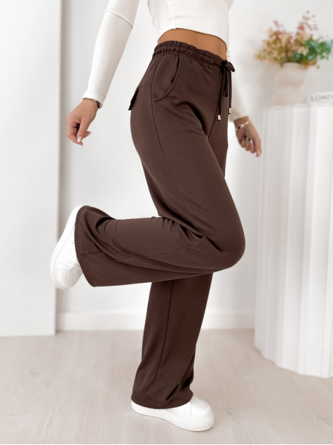 PANTALONI PALAZZO MARO INCHIS