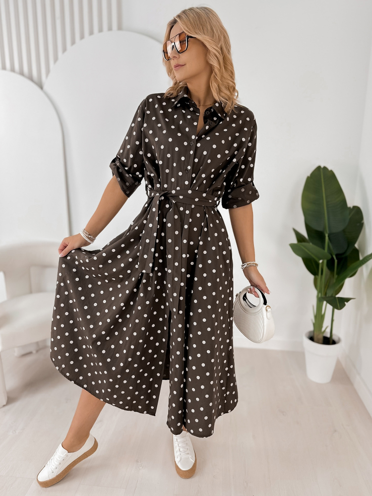KLEID ANTONIA BRAUNE