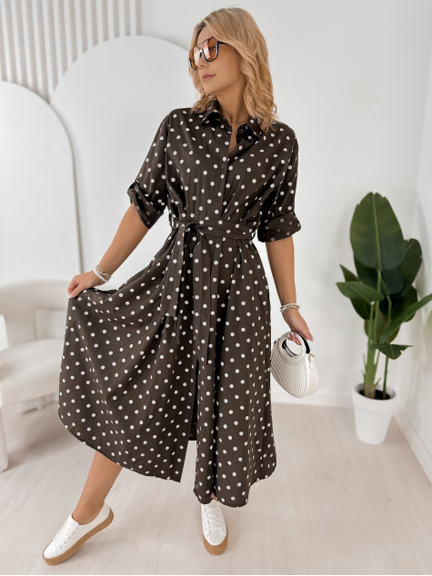 KLEID ANTONIA BRAUNE