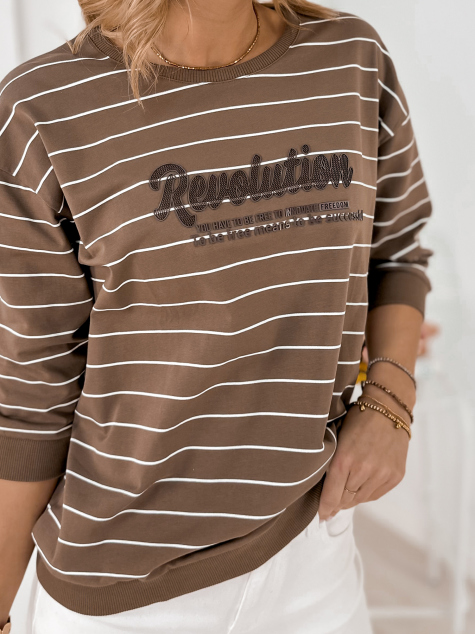 BLUSE SAUNIERE BRAUNE
