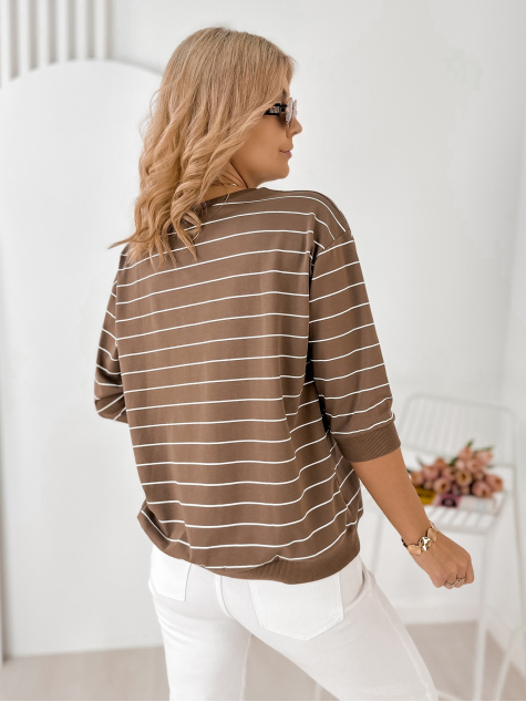 BLUSE SAUNIERE BRAUNE
