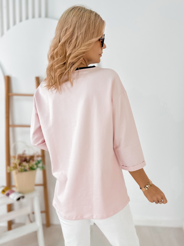 BLOUSE CAPELLA POWDER PINK