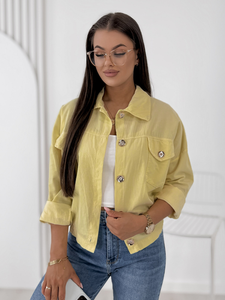 JACKET CORDUROY GERALDINE YELLOW