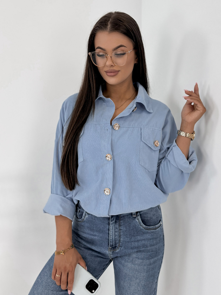 ЯКЕ ВЕЛУР GERALDINE BLUE