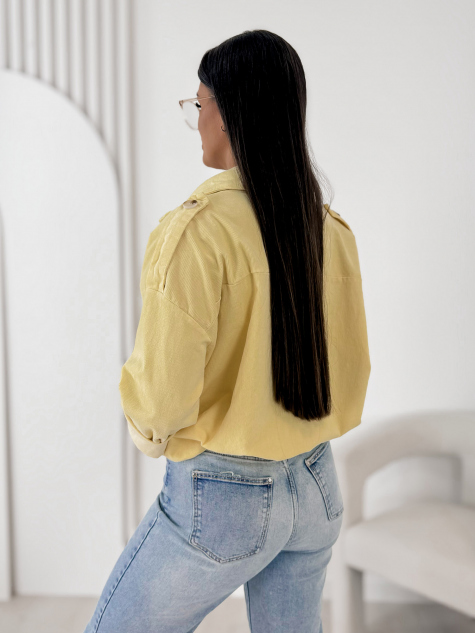 JACKET CORDUROY APOLLINE YELLOW