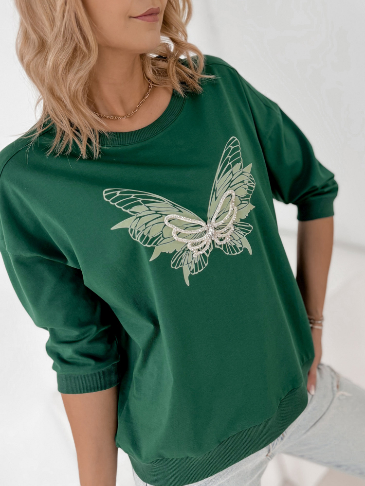 BLOUSE CHARTRES GREEN