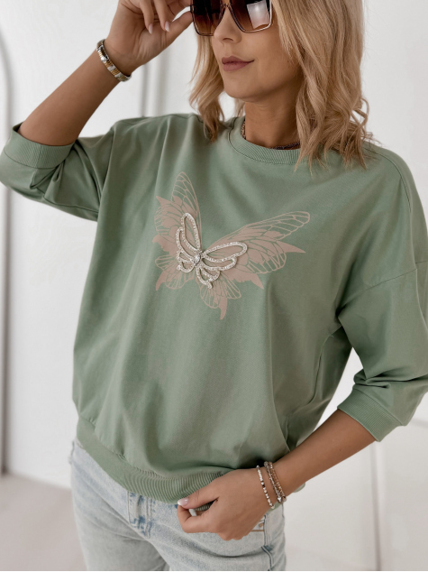BLUSE CHARTRES OLIVE