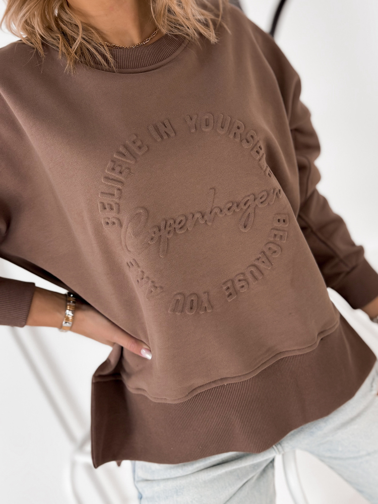 SWEATSHIRT COPENHAGEN BROWN