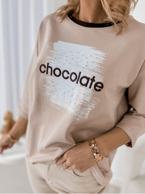 BLOUSE BECKER BEIGE FONCÉ