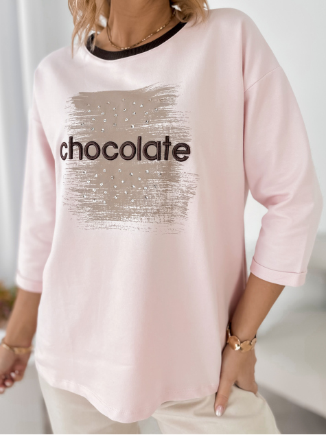 BLOUSE BECKER ROSE POUDRE