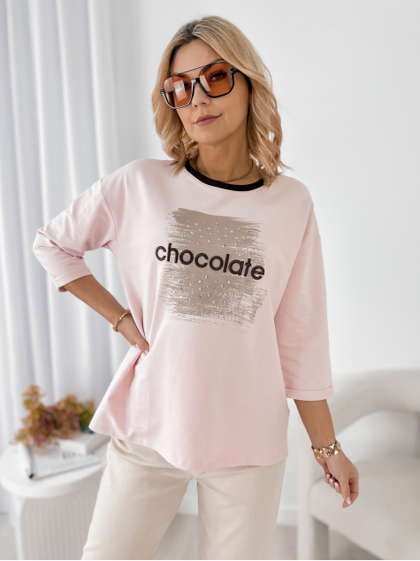BLOUSE BECKER ROSE POUDRE