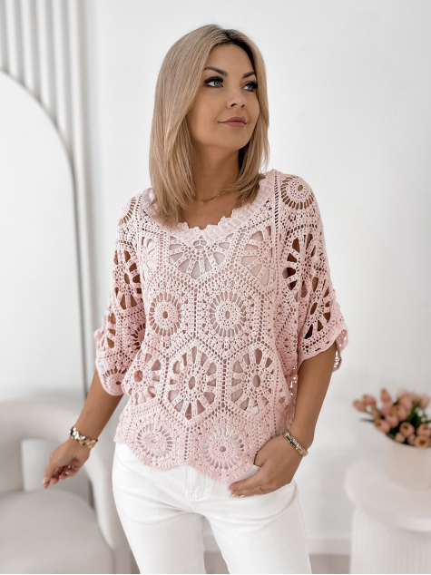 BLOUSE ACARIO ROSE POUDRE