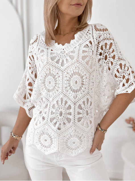 BLOUSE ACARIO BLANC