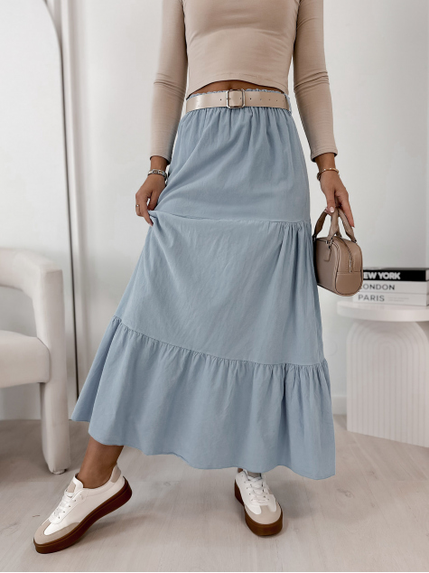 FUSTA CORDUROY YOSELLE ALBASTRU