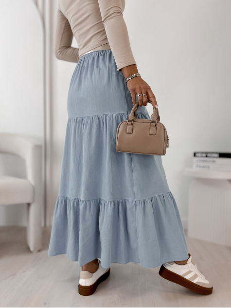 SKIRT CORDUROY YOSELLE BLUE