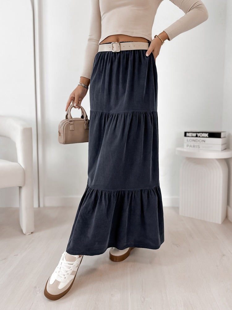 SUKŇA MANŠESTROVÉ NOHAVICE YOSELLE NAVY BLUE