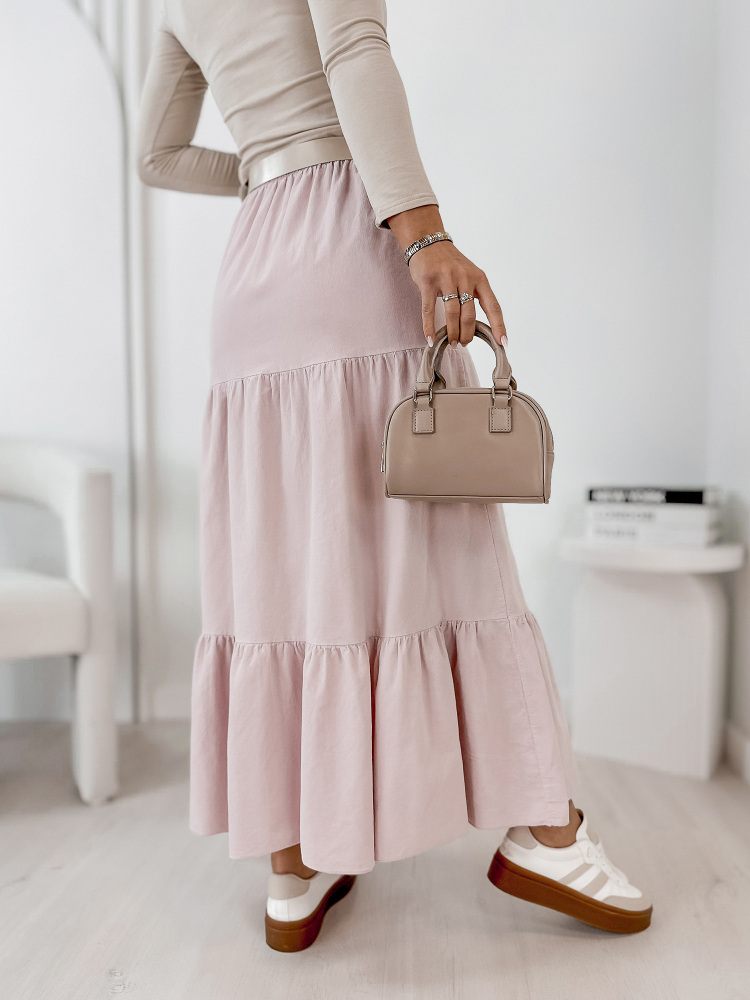 SKIRT CORDUROY YOSELLE POWDER PINK