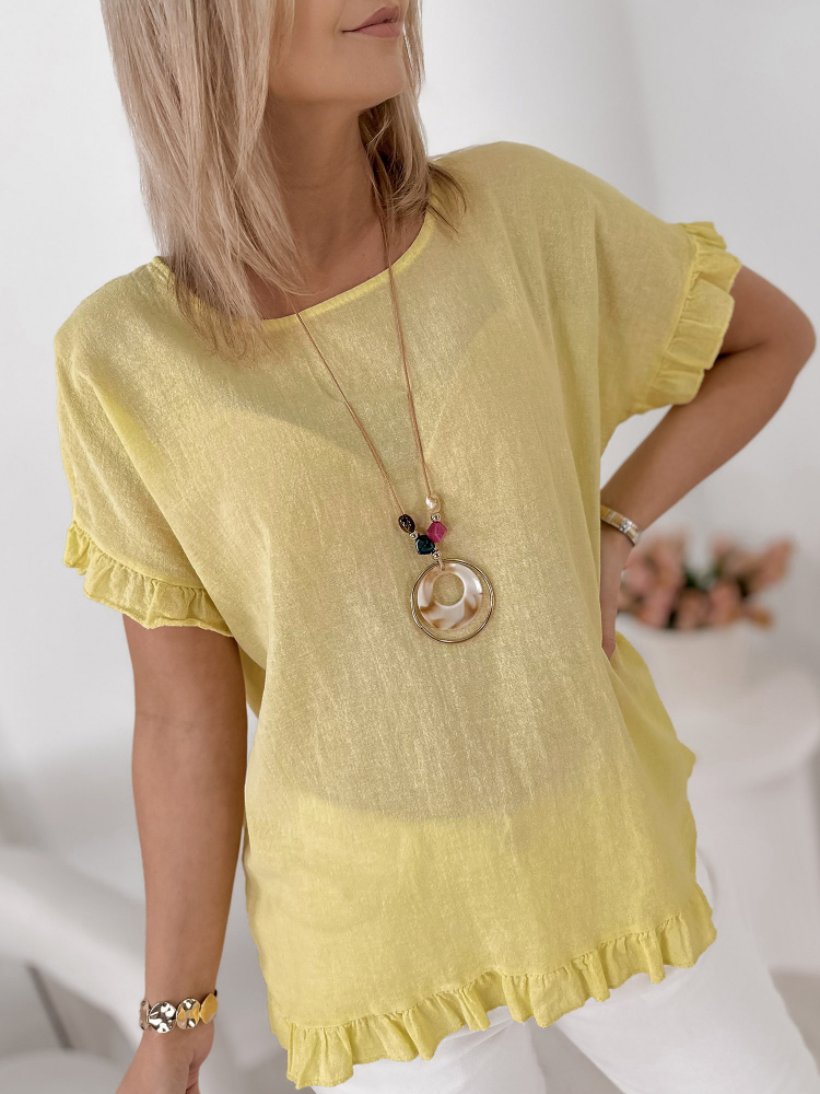 BLOUSE CIREL JAUNE