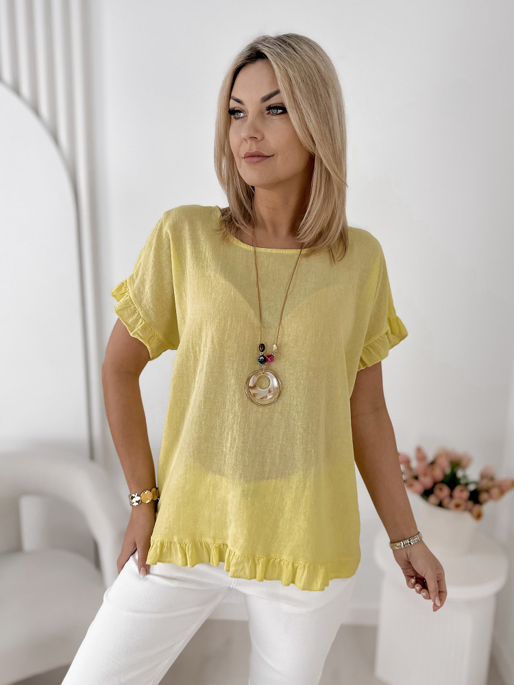 BLOUSE CIREL JAUNE