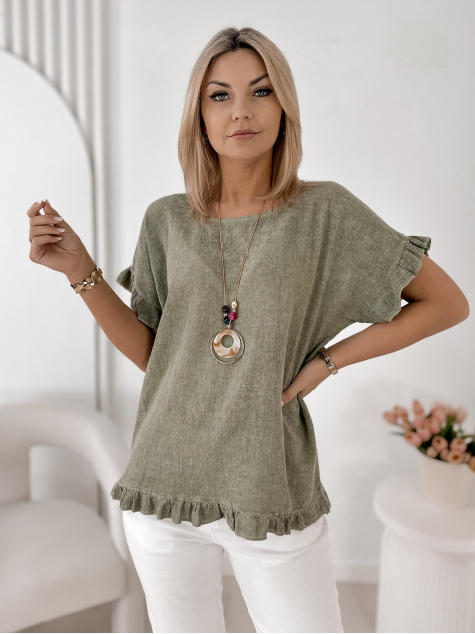 BLOUSE CIREL KAKI