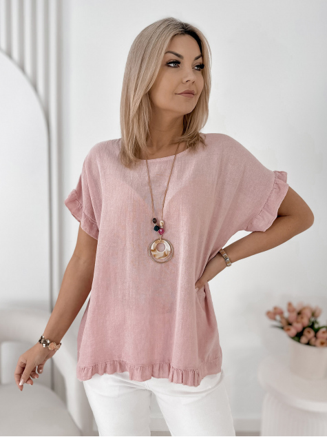 HALENKA CIREL PUDROVÁ RŮŽOVÁ