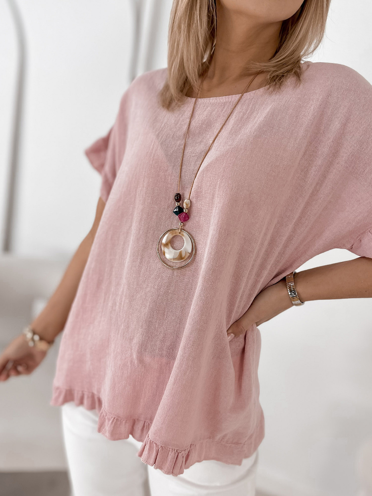 BLUZA CIREL ROZ PUDRAT