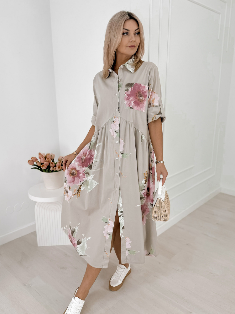 DRESS MURRAY BEIGE