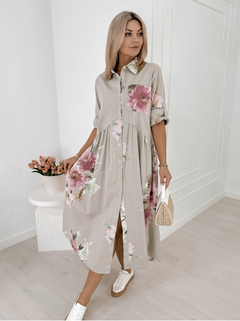 DRESS MURRAY BEIGE