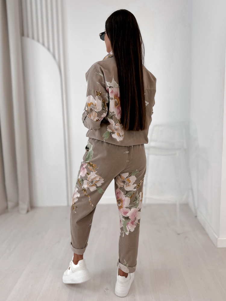 КОМПЛЕКТ CORDUROY REMIO ТЪМНО БЕЖОВ