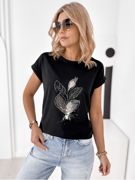 BLUSE GEELS SCHWARZ