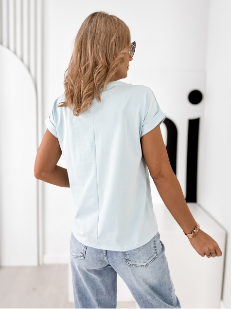 BLOUSE GEELS BLEU