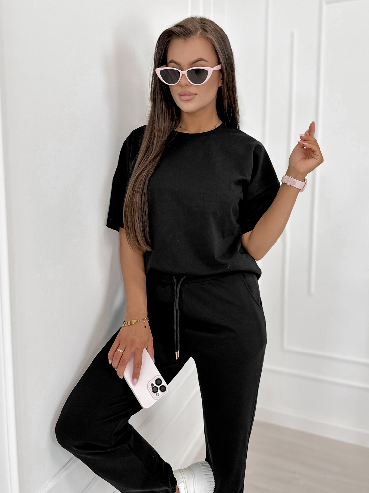 KOMPLET ŠATY SOVOY DRESS ČIERNY