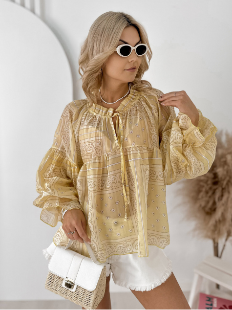 BLUZA DENAISE GALBENA