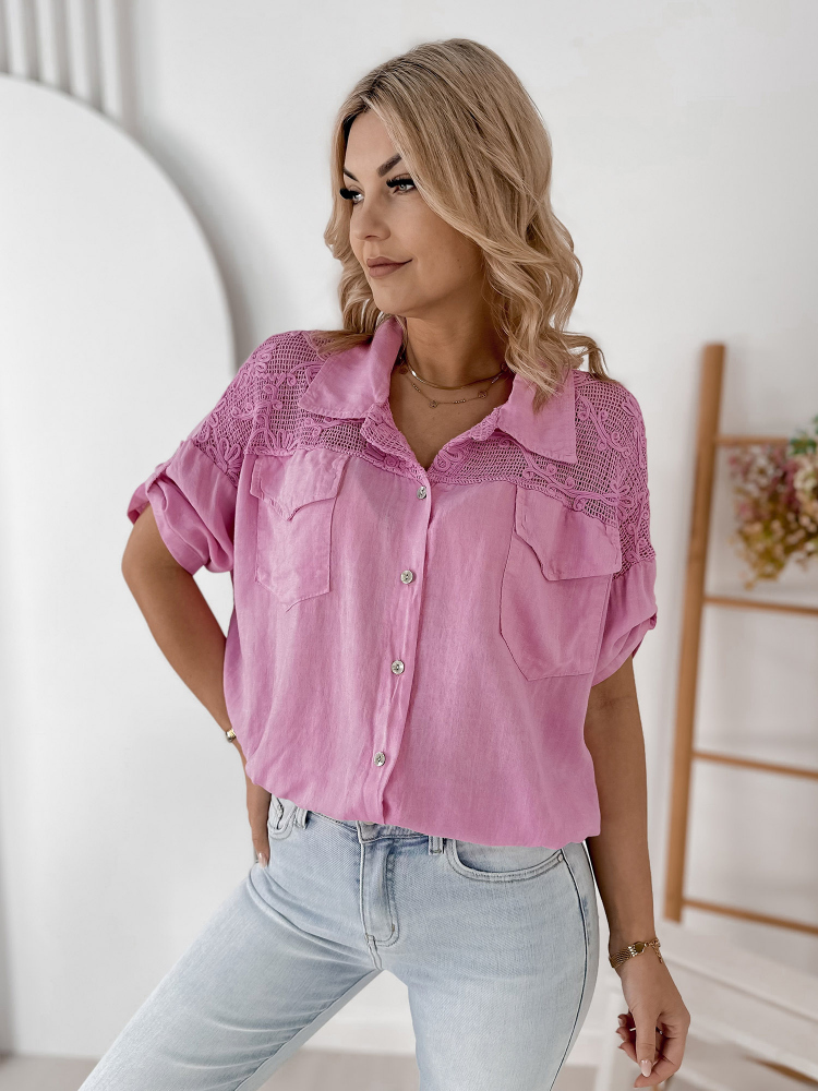 SHIRT ROTVEL PINK