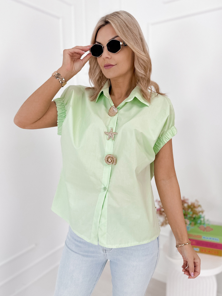 CHEMISE THORNE PISTACHE