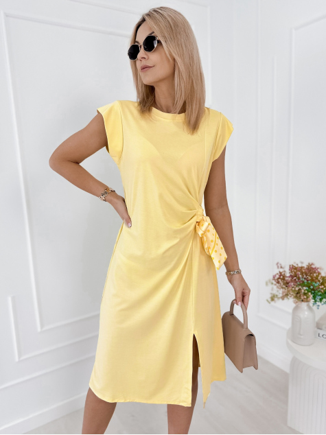DRESS ALABASTER YELLOW