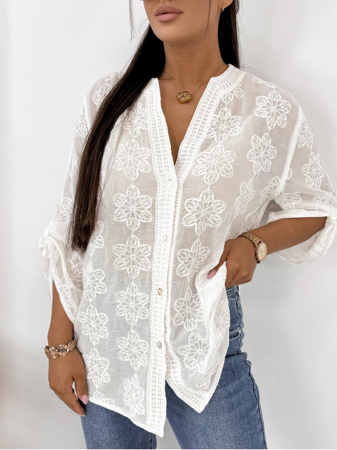 CHEMISE TONKEE ÉCRU