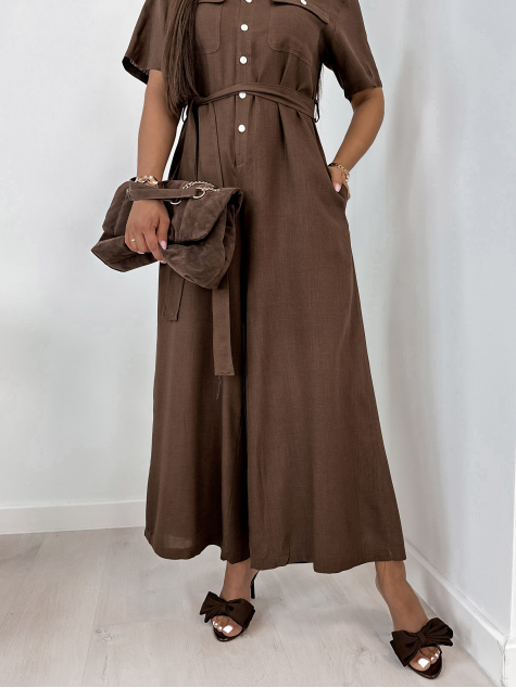 COMBINAISON ESSENE MARRON FONCÉ