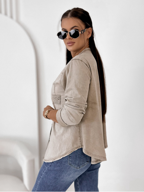 HEMD TARYN DUNKELBEIGE