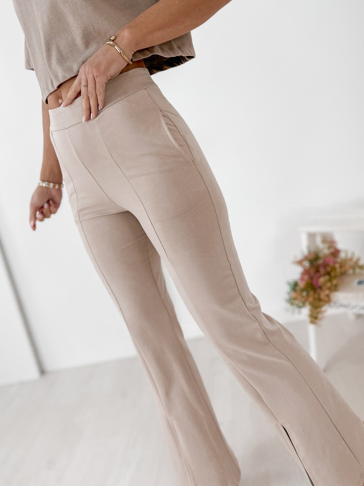 PANTS PETRA DARK BEIGE