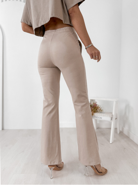 PANTS PETRA DARK BEIGE